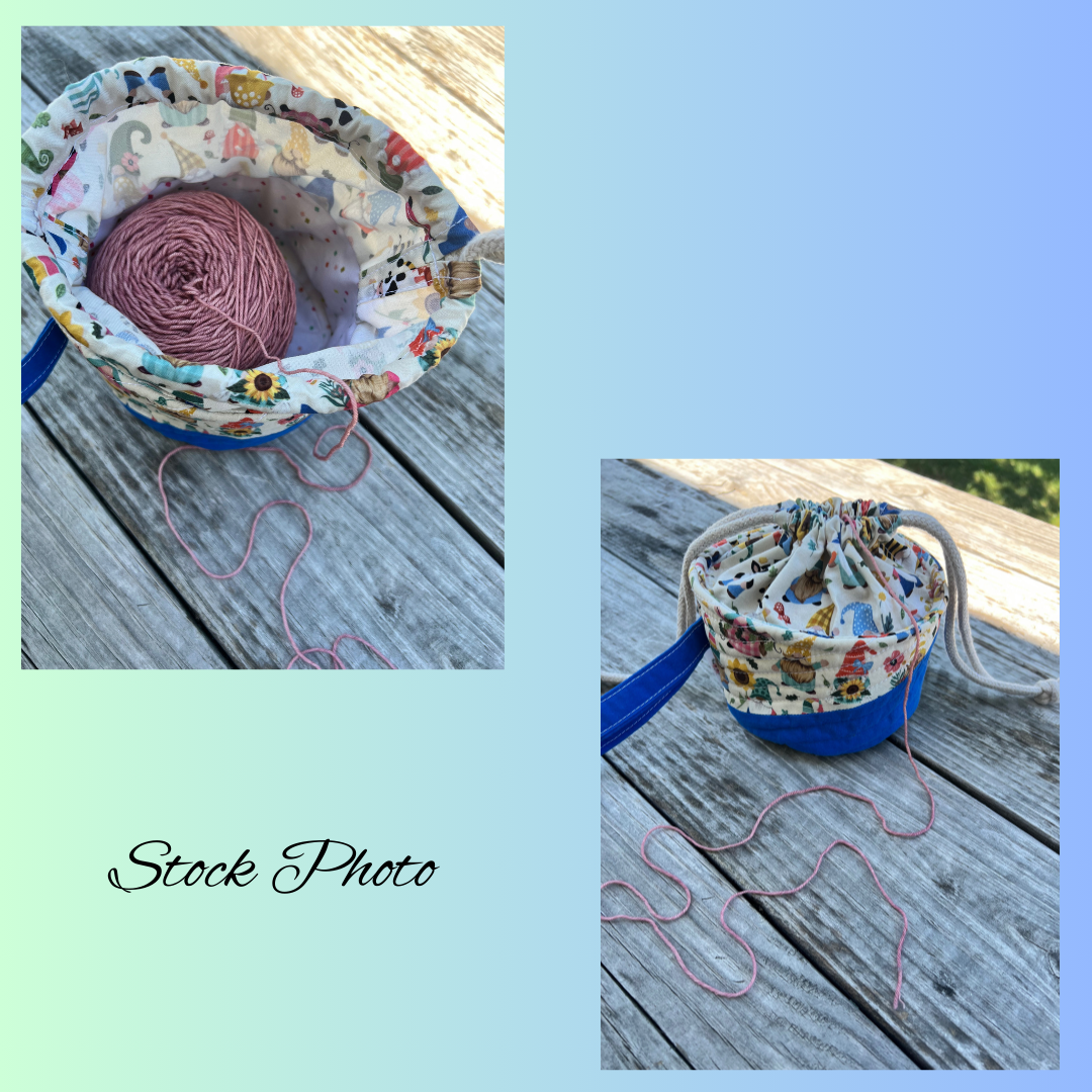 Ready to Ship - Detroit Lions inspired Quilted Yarn Cup!