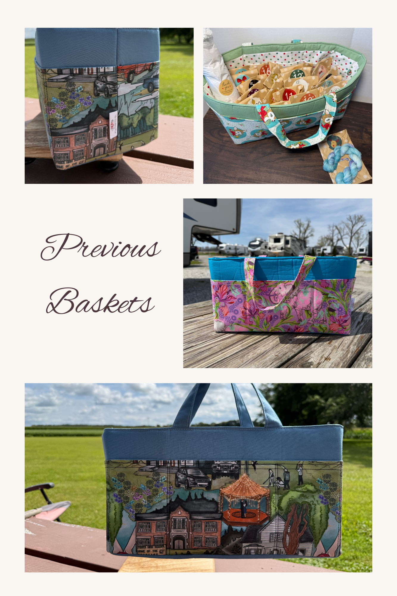 Create your own Bag! ** Basket Style ** Custom Order