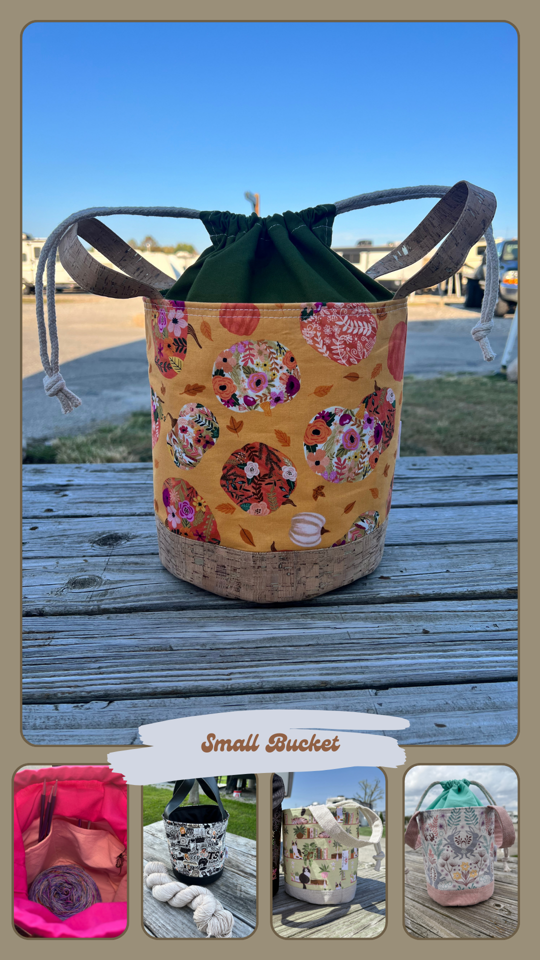 Create your own Bag! ** Small Bucket Style ** Custom Order
