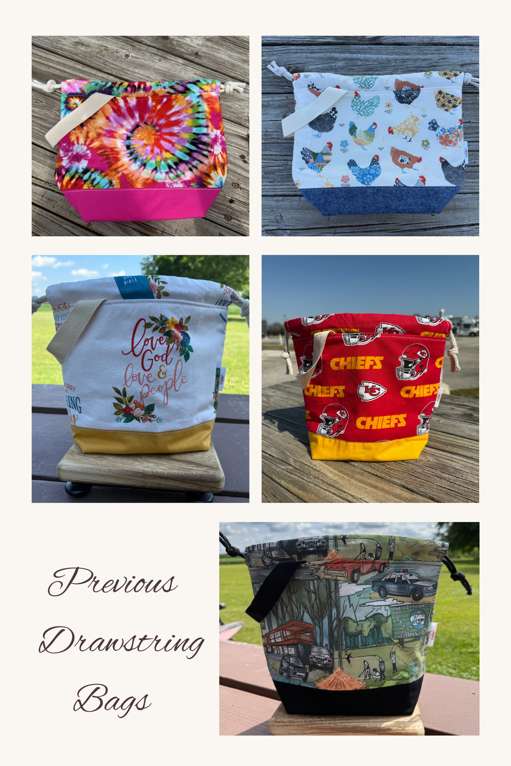 Create your own Bag! ** Drawstring Style ** Custom Order