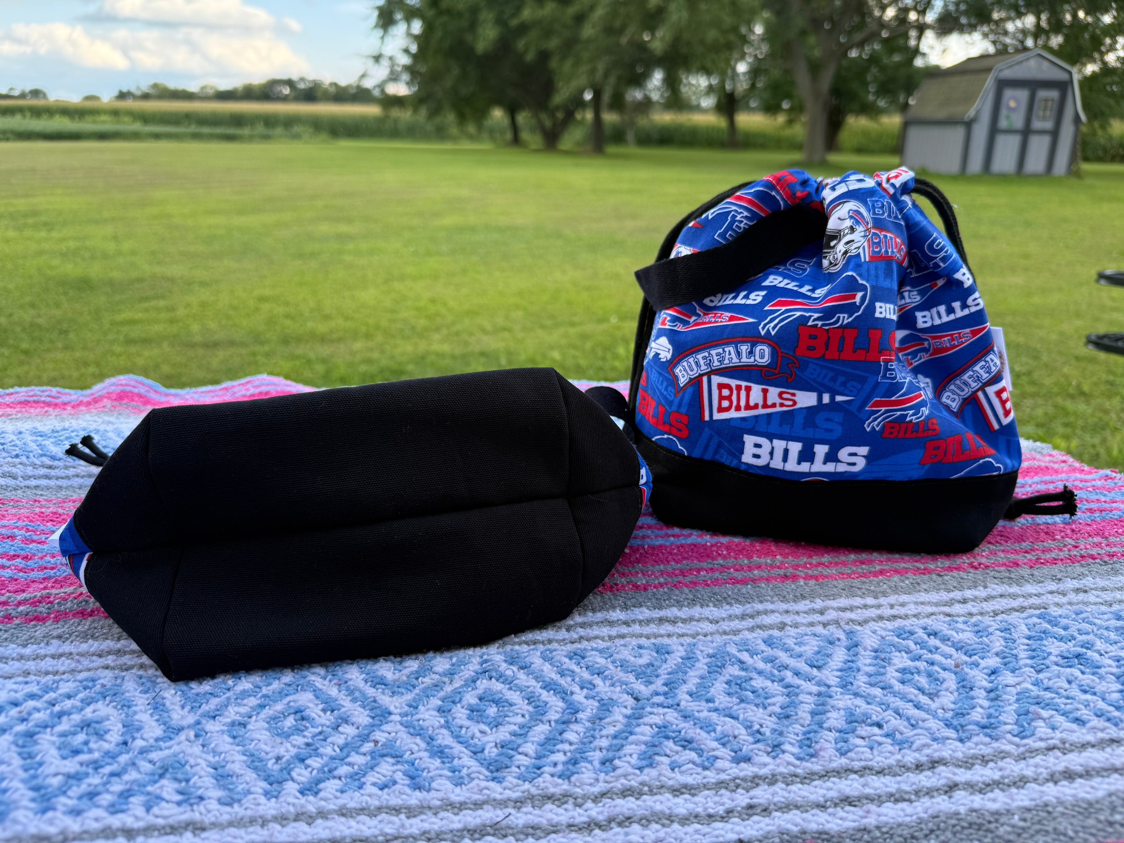 Ready to ship - Buffalo Bills inspired Drawstring Bag