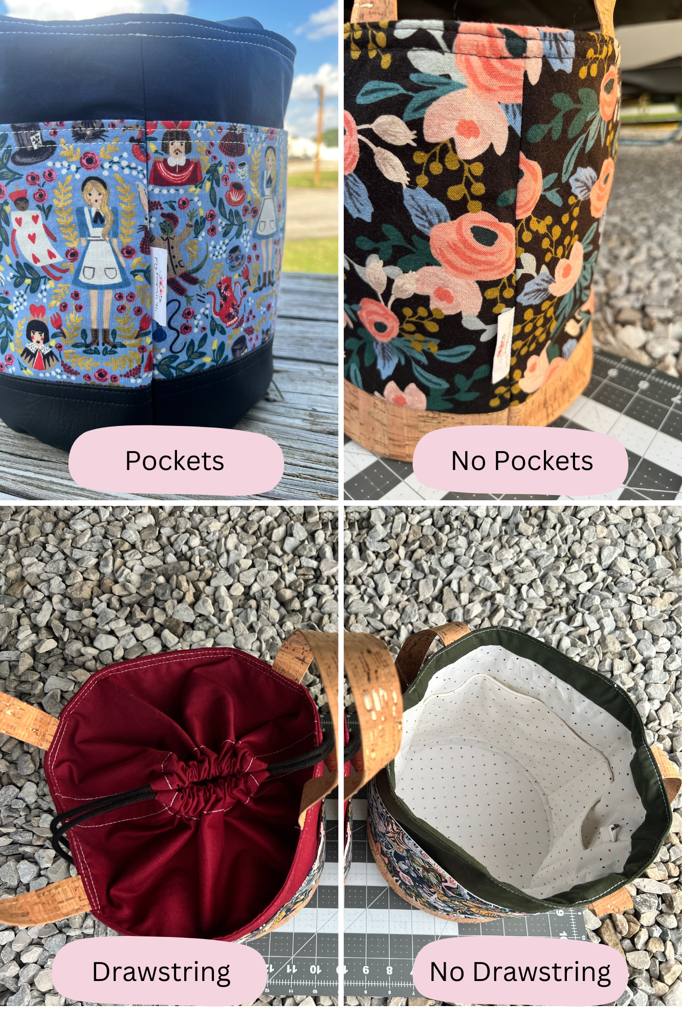 Create your own Bag! ** Large Bucket Style ** Custom Order